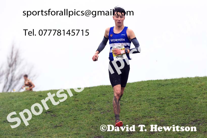 Mens under-17s 2023 North Eastern Cross Country Champs., Temple Park, South Shields. Photo: David T. Hewitson/Sports for All Pics